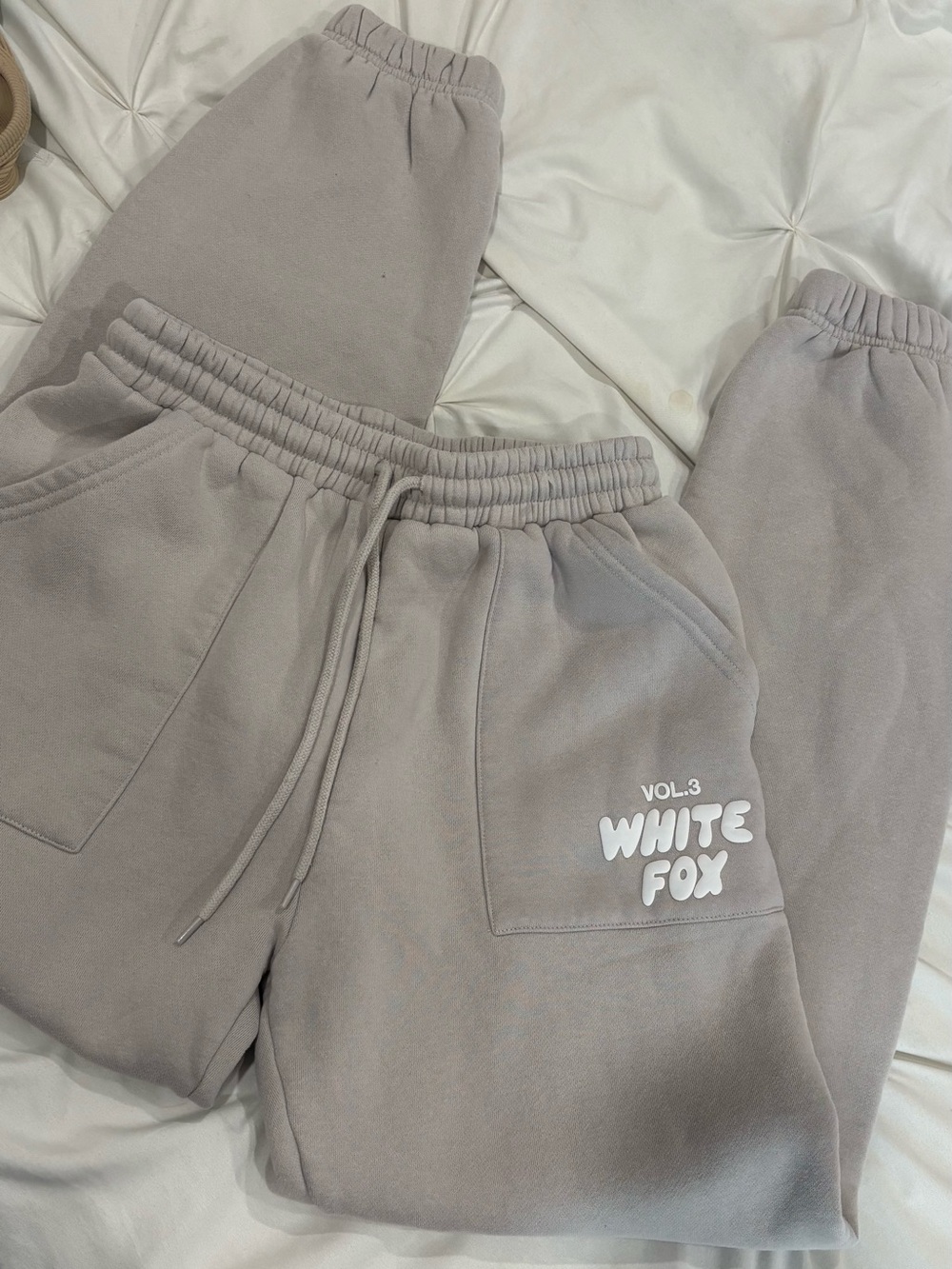 White Fox Sweatpants